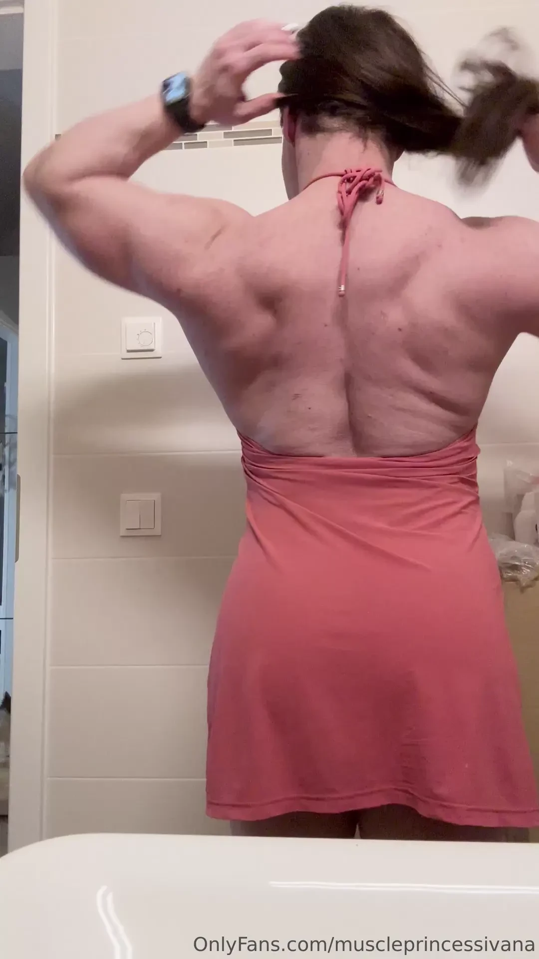 These muscles are hard but my teasing is harder 