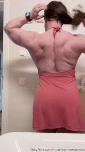 These muscles are hard but my teasing is harder