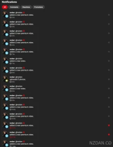 My new link is on my website nzdan co will be uploading a lot more