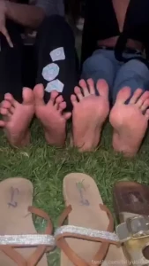 Girls night out bigget feet you ve seen together could you resist part 24