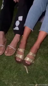 Girls night out bigget feet you ve seen together could you resist part 19