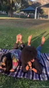 A foot rub always feels amazing i m the pose plus i want you to stair