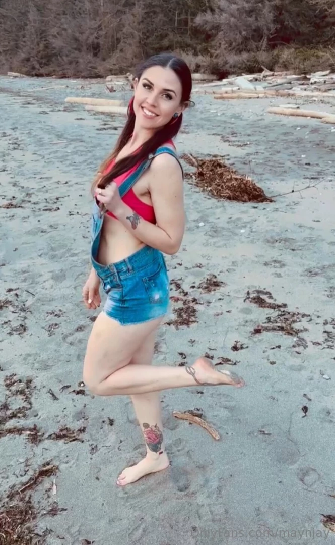 Beach day lovely springtime weather finally part 1 