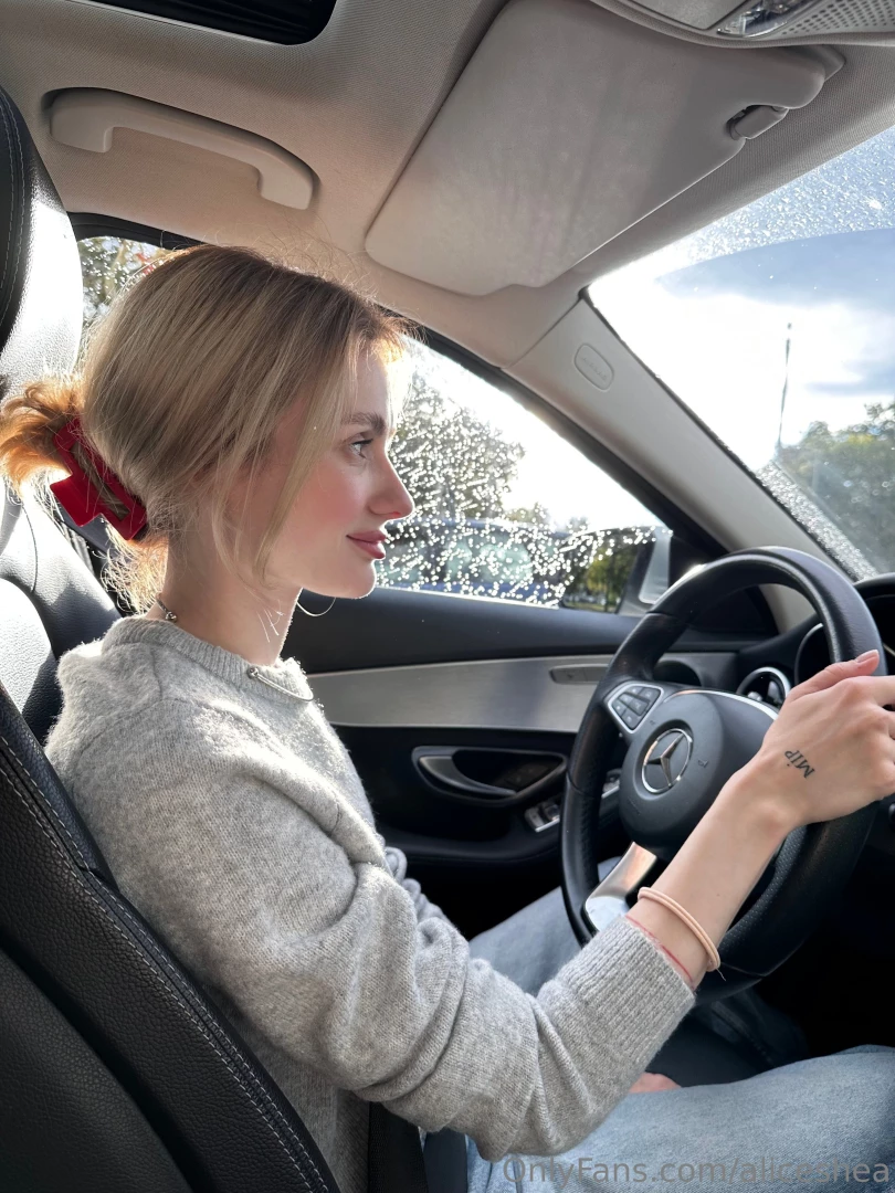 My emotions behind the wheel for a minute 