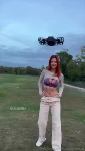 I got myself a new toy heheh and its fuuuuun i love flashing my boobs part 2