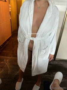 First things first shower and robes i always love a nice cozy robe part 2