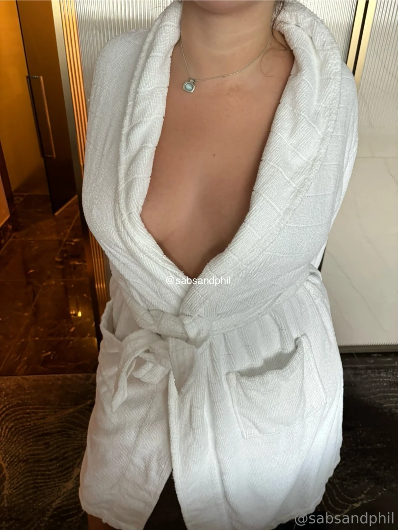 First things first shower and robes i always love a nice cozy robe 