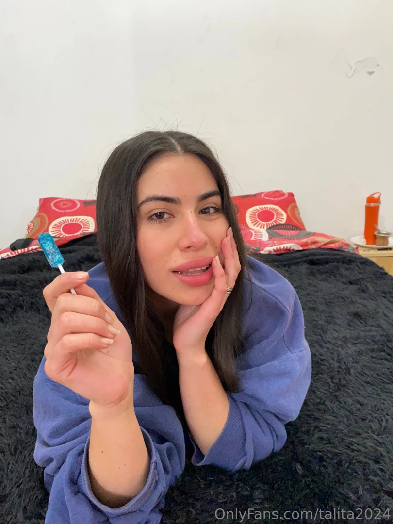 Always with a lollipop 