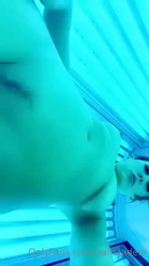 Tanning bed sesh today