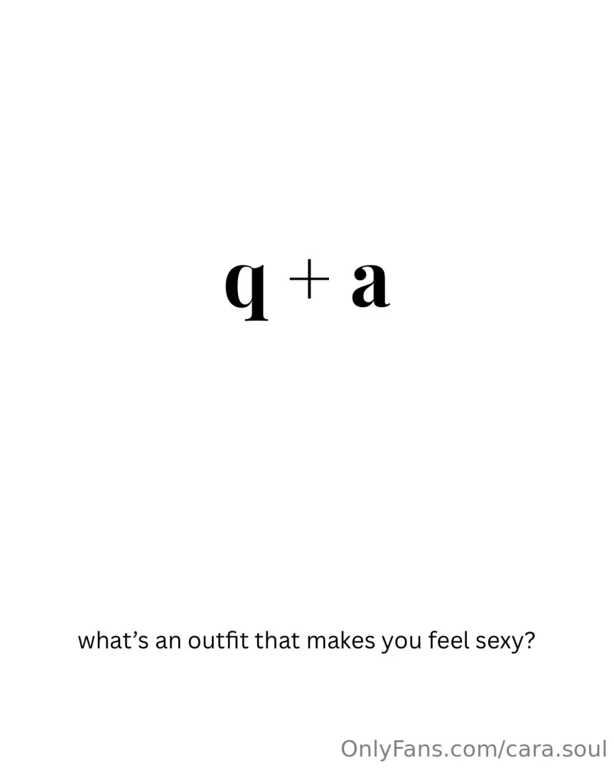 My first q a from you the question was about outfits send me a message part 1 