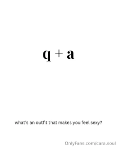 My first q a from you the question was about outfits send me a message part 1