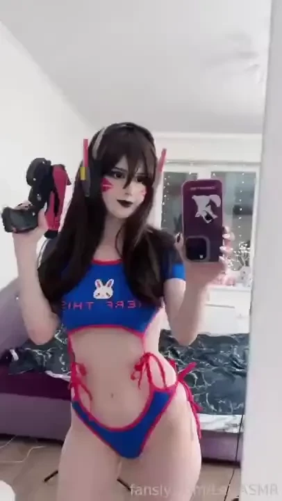 D va overwatch cosplay video 