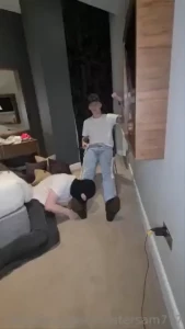 Cowboy and his slave