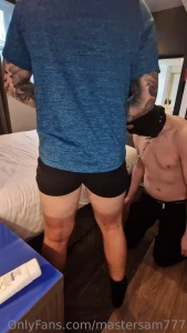 mastersam777 - I fucking love my arse been sniffed and moist especially when hes on 