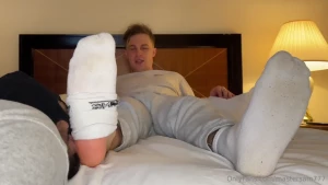 mastersam777 - Part 2 get those socks off boy and slurp on them toes 