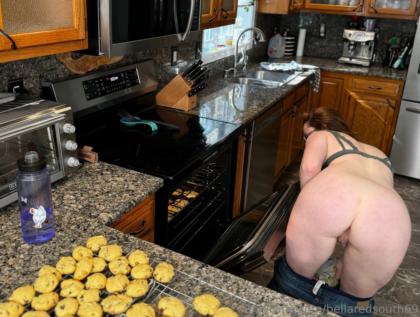 bellaredsouth69 - Baking some homemade chocolate chip cookies this morning part 2 