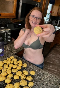 Baking some homemade chocolate chip cookies this morning part 3