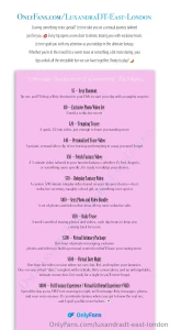 New tip menu your fantasies my pleasure hey loves i m excited to