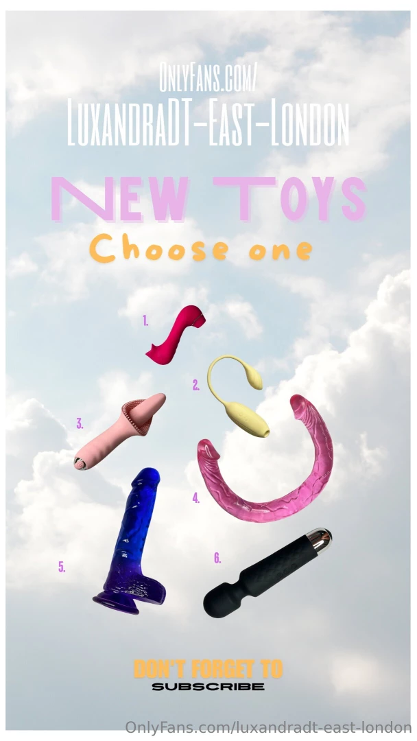 Pick one for my next video xx or maybe 2 