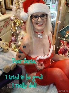 Maybe if i m naughty enuff santa will bring me new toys