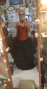 Yesterday i played dress up big girl style and i started out looking