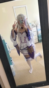 Emilia cosplay photoset part 7