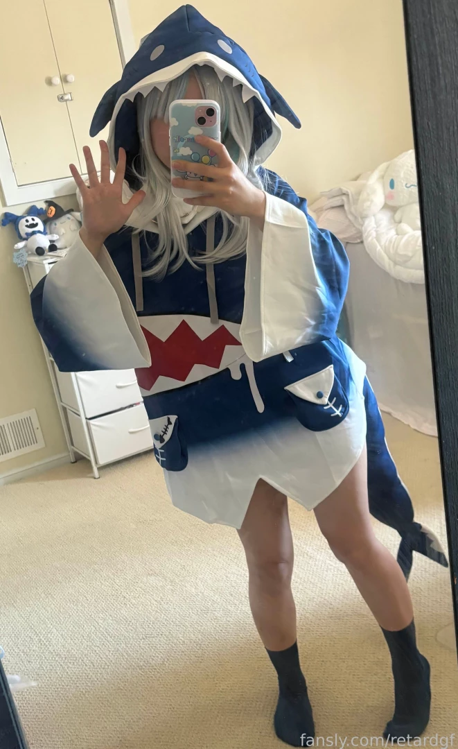 Gawr gura cosplay photoset part 5 