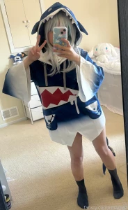 Gawr gura cosplay photoset part 4