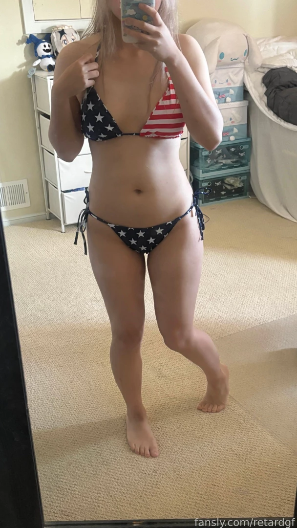 American flag bikini part 1 