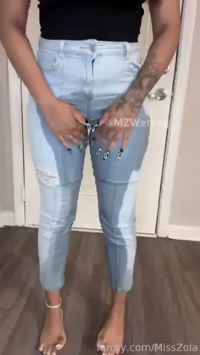 It s only right to wet these jeans again before cleaning up 1st 