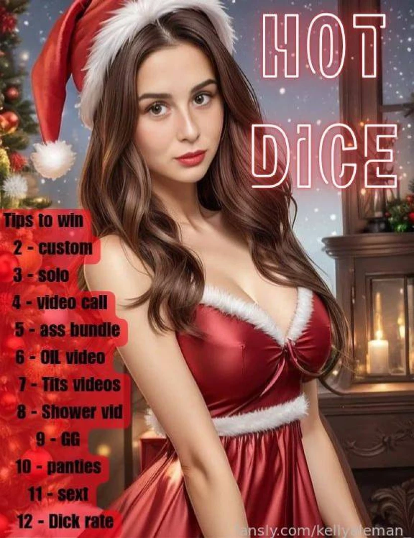 My dirty christmas dice is game is live tip 12 for a roll and win 1- 