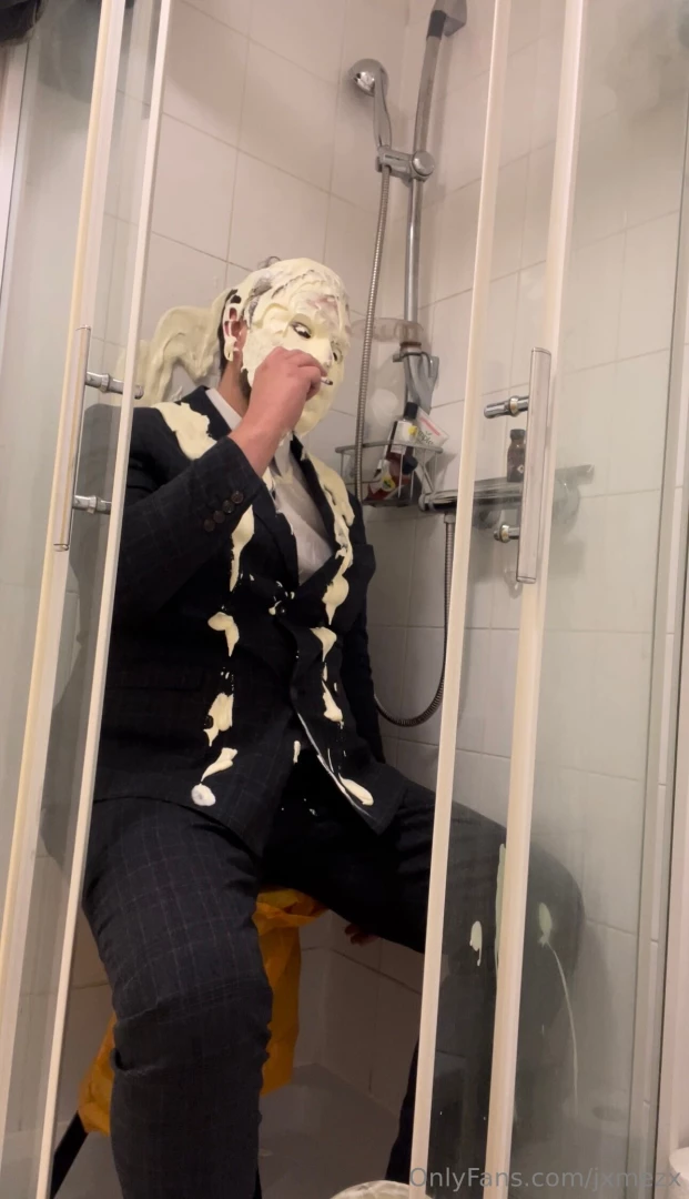 Getting a pie in the face is such a turn on for me the humiliation the part 2 