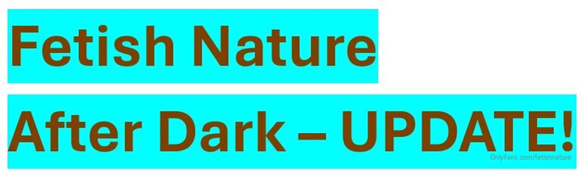 If you wish to see the after dark side of fetish nature join the 