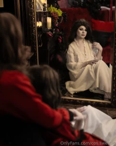 Sexy vampire photoshoot with frecklebytes licking biting tits and a part 1