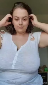 At the window having fun with my boobs