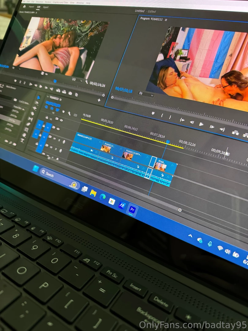 My first ever professionally-edited porn video is releasing right here 