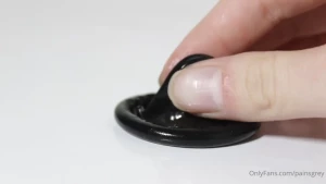 Condom fondling