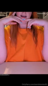 Your favourite redhead her tits your cock x spit giving you a fun tit