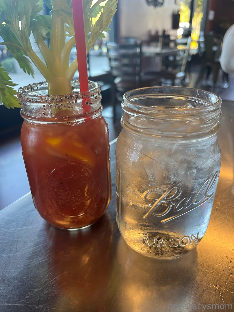 Breakfast of champions on my way to the beach 