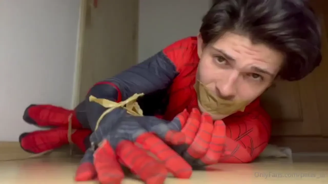Pov spider woke up all tied up confused and lost when he saw you he 