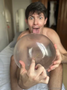 I am such a creative bator that i made my own toy using a condom part 8