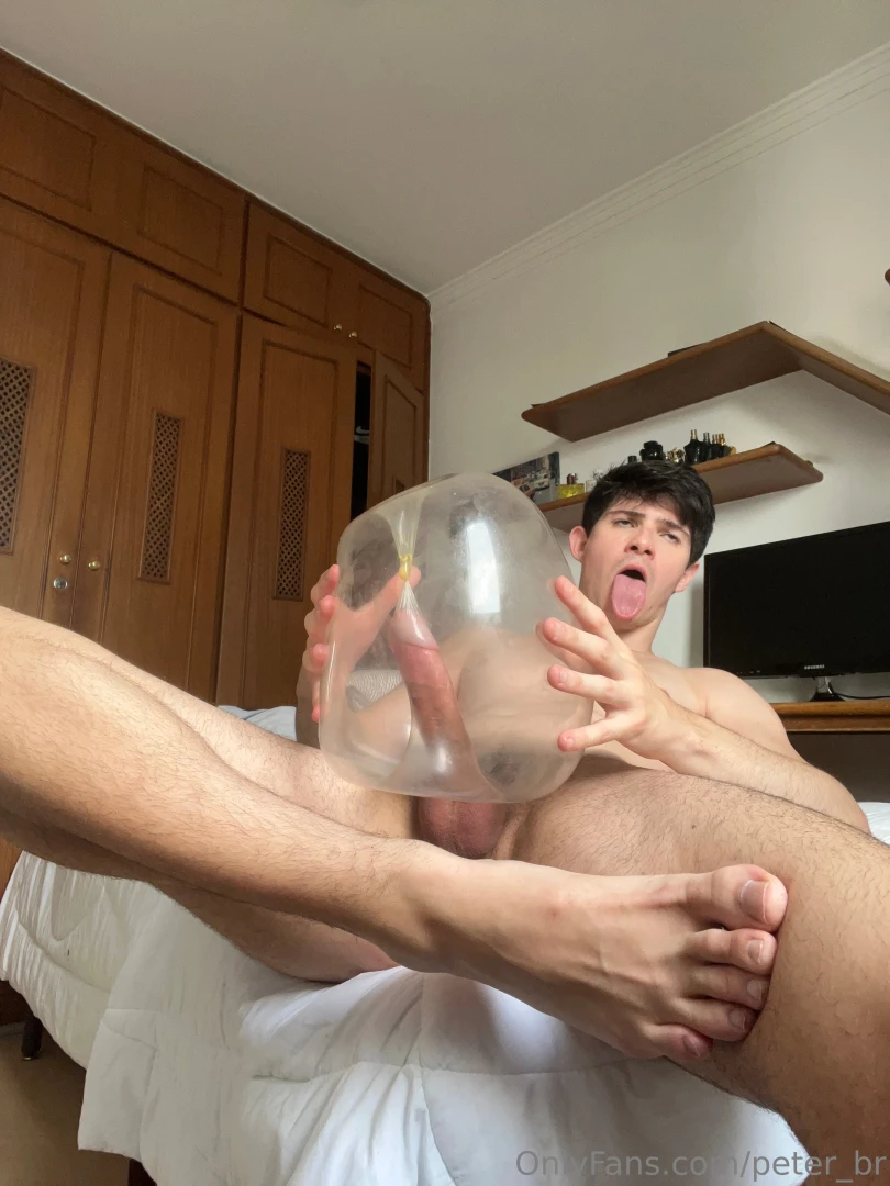 I am such a creative bator that i made my own toy using a condom part 1 