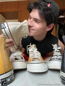 A naughty guy vs his 3 big smelly converse shoes can you try to guess part 11