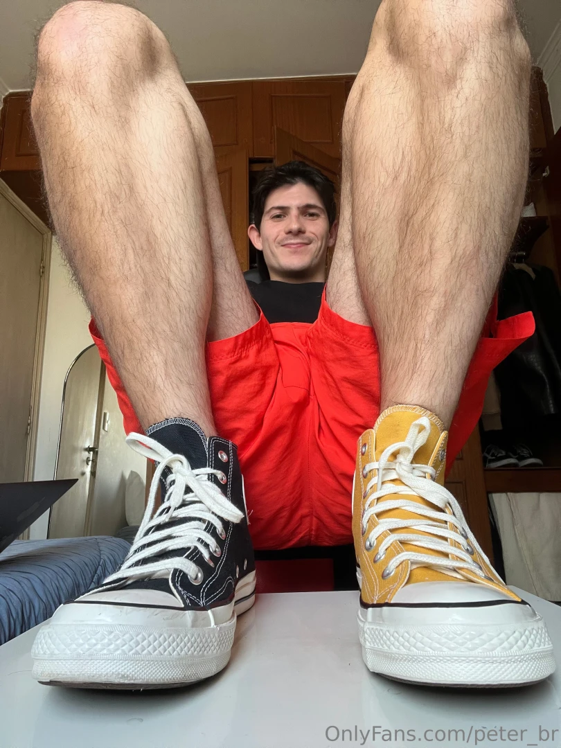 A naughty guy vs his 3 big smelly converse shoes can you try to guess part 3 