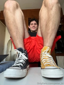 A naughty guy vs his 3 big smelly converse shoes can you try to guess part 3