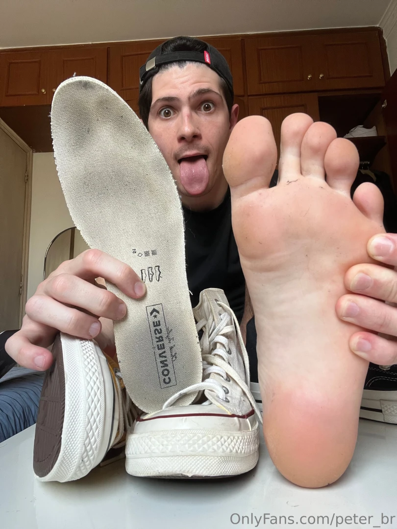 A naughty guy vs his 3 big smelly converse shoes can you try to guess part 9 