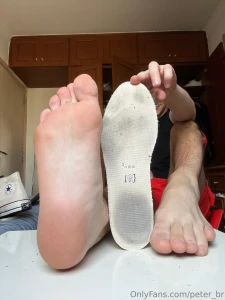 A naughty guy vs his 3 big smelly converse shoes can you try to guess part 1