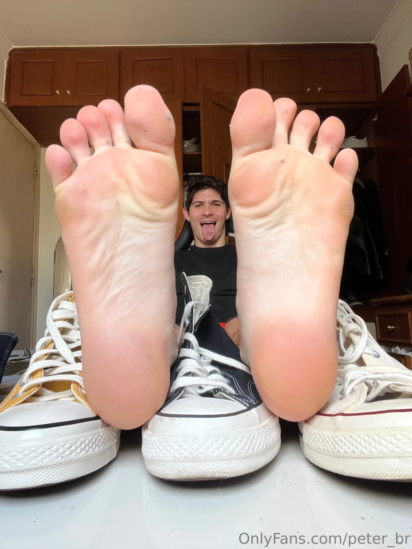 A naughty guy vs his 3 big smelly converse shoes can you try to guess part 7 