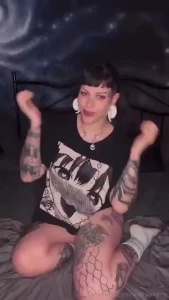 Simply wearing a t-shirt and a bit disheveled did you notice the print