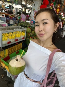 No matter how much i love coffee this fresh coconut juice will always